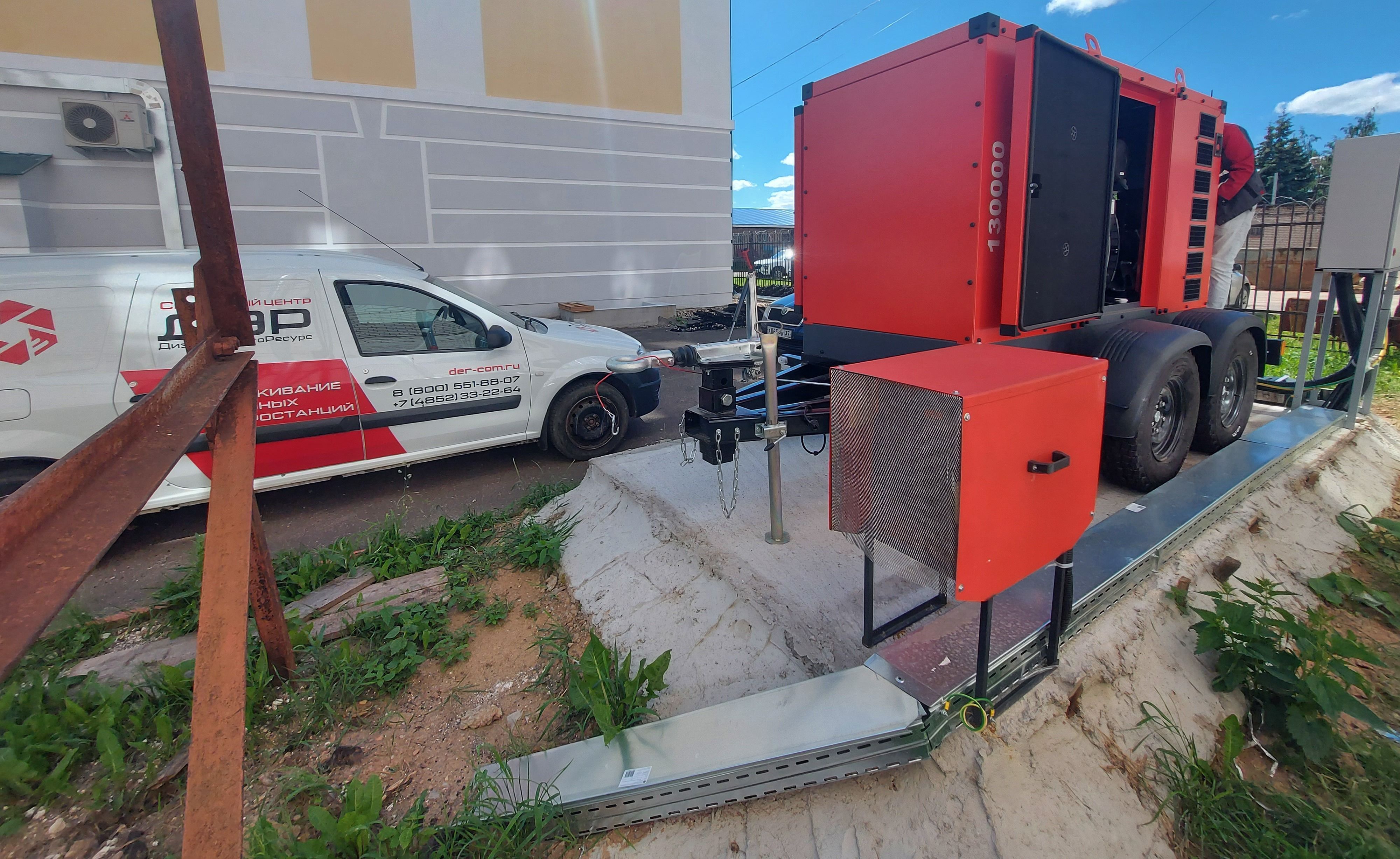 ДГУ 100 кВт на ДВС IVECO с автоматической догрузкой для телекома