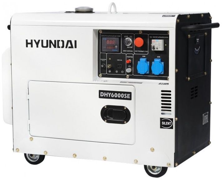Дизельный генератор Hyundai DHY 6000SE с АВР ДизельЭнергоРесурс Дизельный генератор Hyundai DHY 6000SE с АВР ДизельЭнергоРесурс