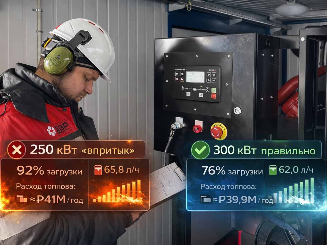 Кейс: Экономили на мощности — получили перерасход топлива и лишние расходы