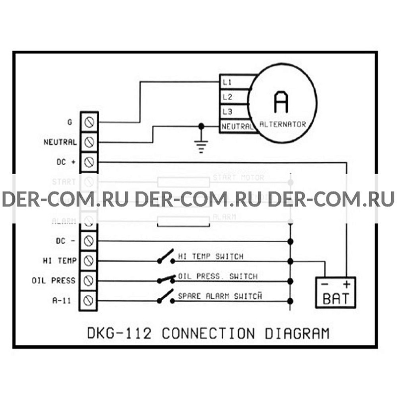 Контроллер Datakom DKG-112 ДизельЭнергоРесурс