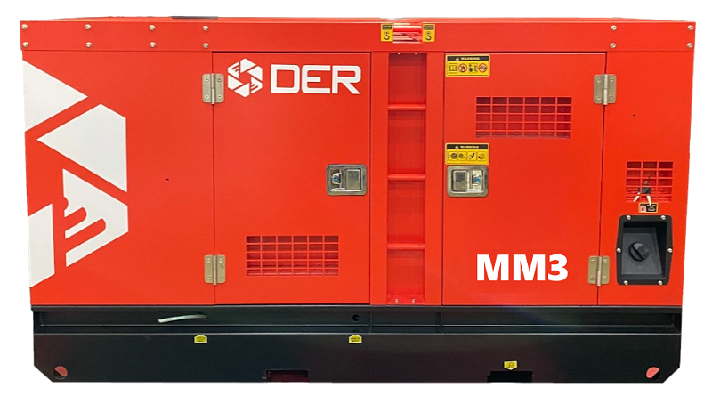 Дизельный генератор DER-84M в кожухе ДизельЭнергоРесурс