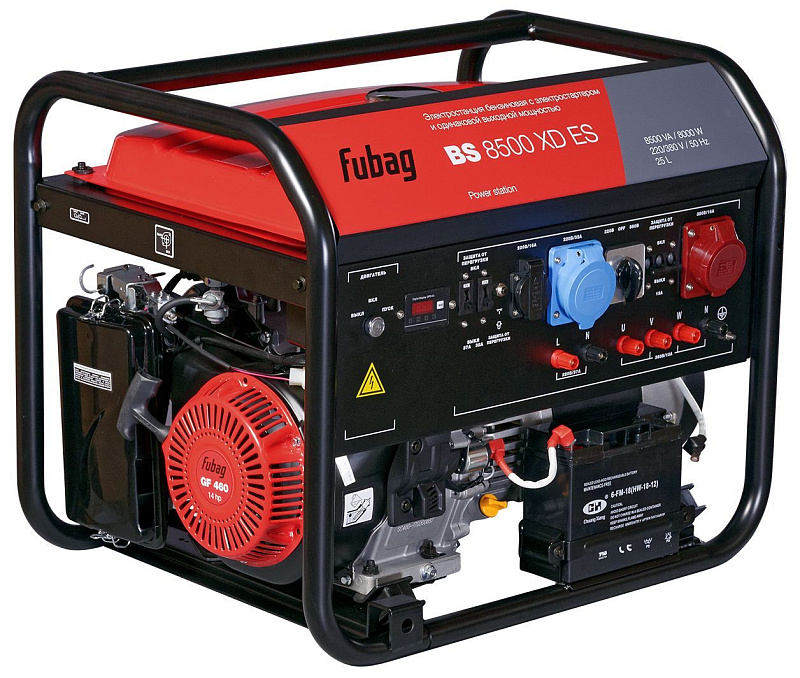 Бензиновый генератор Fubag BS 8500 XD ES ДизельЭнергоРесурс Бензиновый генератор Fubag BS 8500 XD ES ДизельЭнергоРесурс