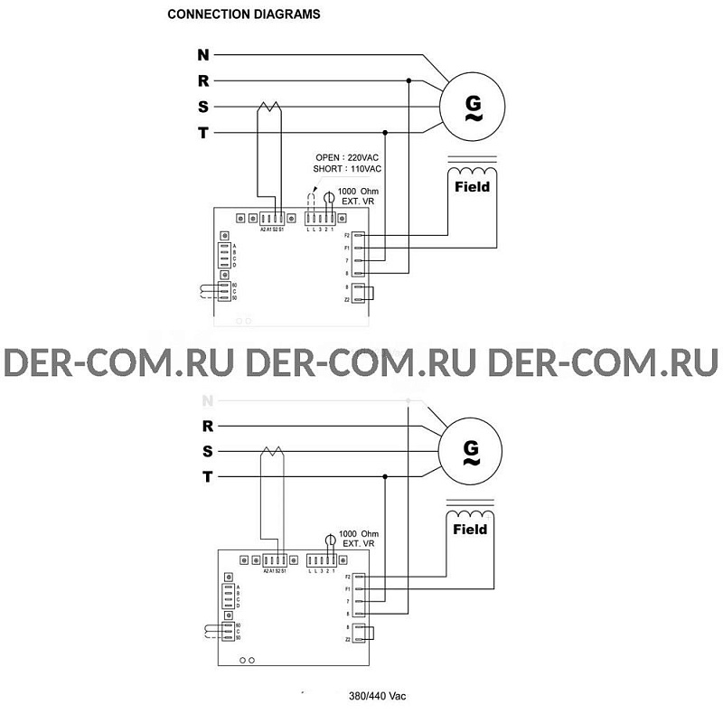 Регулятор напряжения AVR ADVR440 ДизельЭнергоРесурс