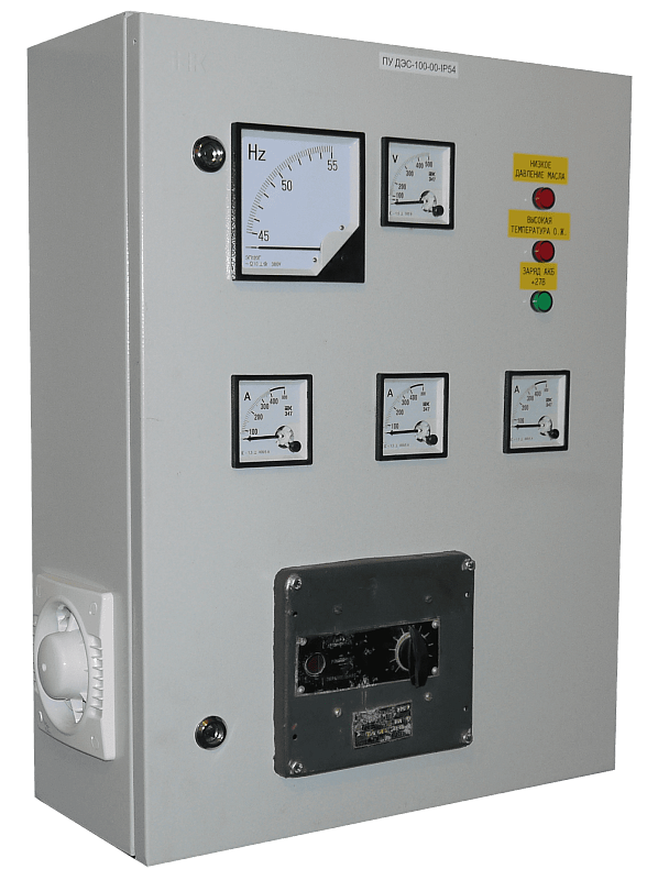 Пульт управления Premium ПУ-ДГУ-00P-20 кВт на базе аналоговых приборов 