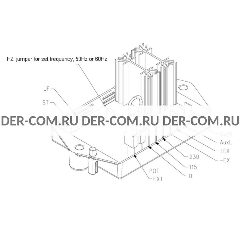 Регулятор напряжения AVR Sincro BL4 ДизельЭнергоРесурс Регулятор напряжения AVR Sincro BL4 ДизельЭнергоРесурс