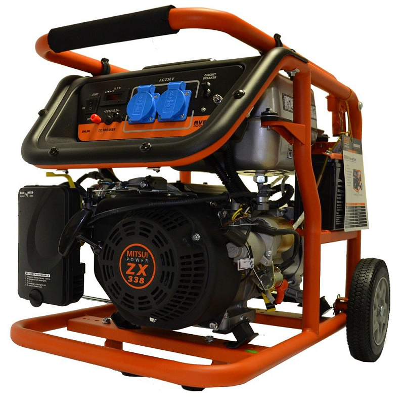 Бензиновый генератор Mitsui Power ZM 5500 E с АВР ДизельЭнергоРесурс Бензиновый генератор Mitsui Power ZM 5500 E с АВР ДизельЭнергоРесурс