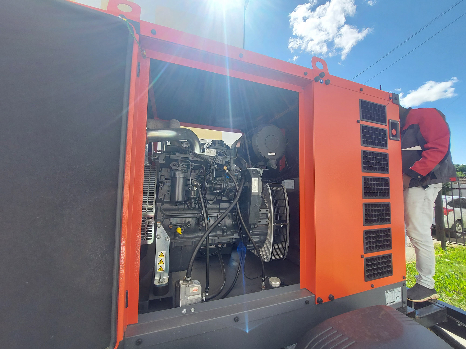 ДГУ 100 кВт на ДВС IVECO с автоматической догрузкой для телекома