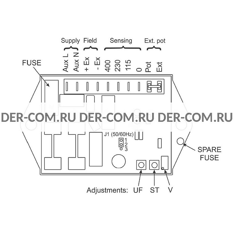Регулятор напряжения AVR Sincro BL4U ДизельЭнергоРесурс Регулятор напряжения AVR Sincro BL4U ДизельЭнергоРесурс
