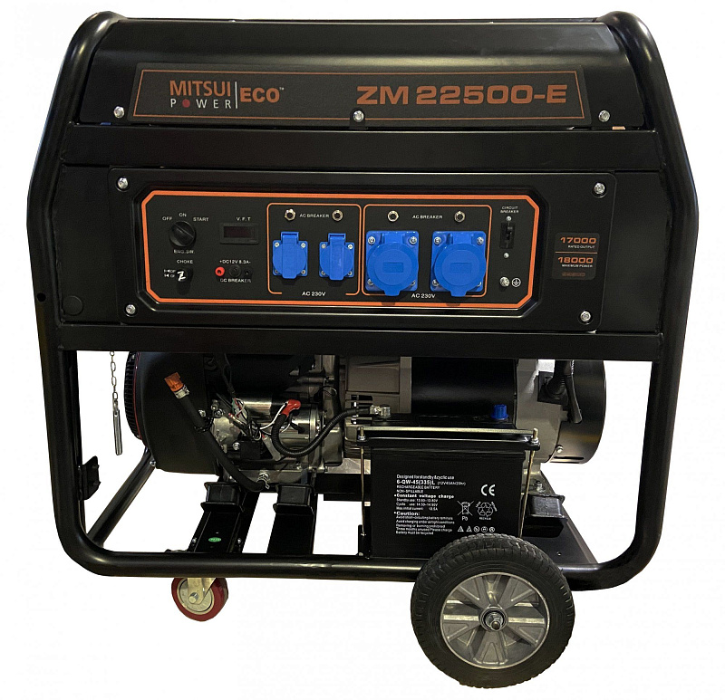 Бензиновый генератор Mitsui Power ZM 22500 E с АВР ДизельЭнергоРесурс