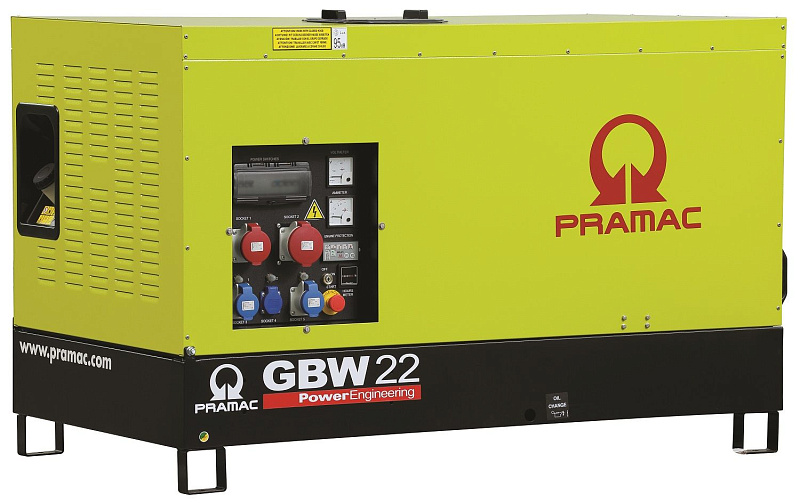 Дизельный генератор Pramac GBW 22 Y в кожухе с АВР ДизельЭнергоРесурс Дизельный генератор Pramac GBW 22 Y в кожухе с АВР ДизельЭнергоРесурс