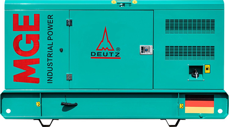 Дизельный генератор MGE P100DZ в кожухе  с АВР ДизельЭнергоРесурс