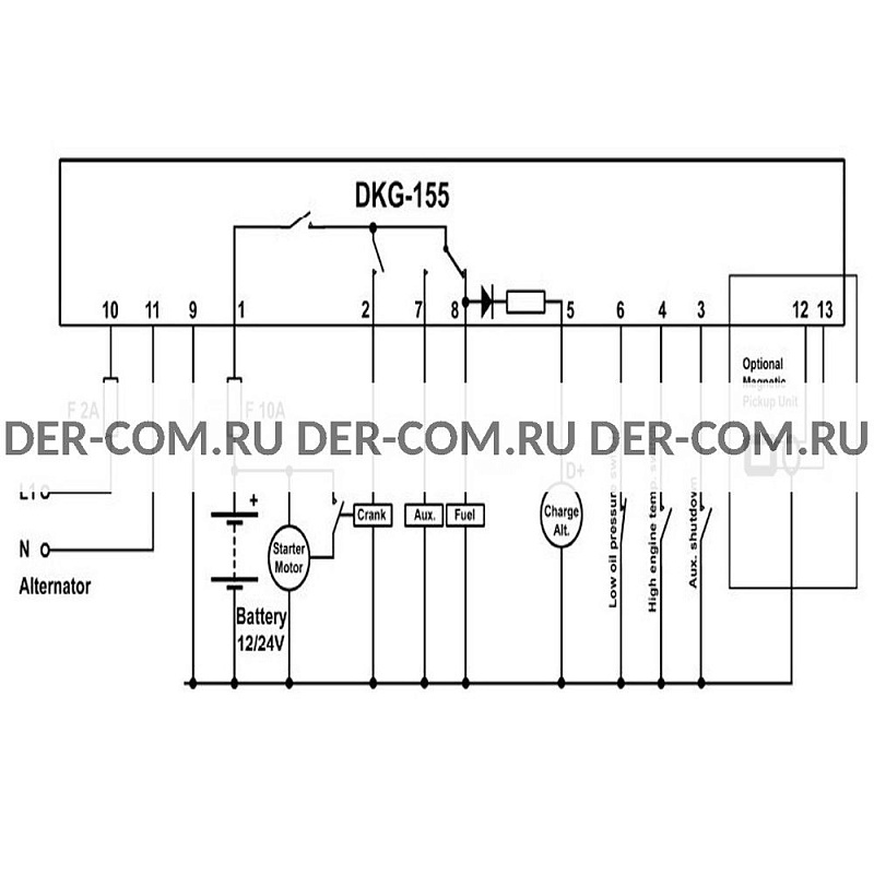 Контроллер Datakom DKG-155 ДизельЭнергоРесурс